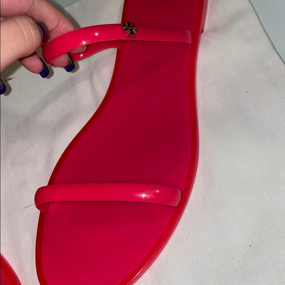 TORY BURCH JELLY SLIDES